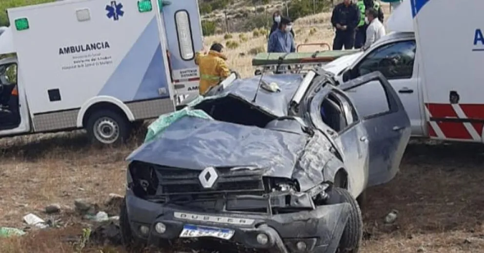 Un hombre de 75 años murió tras volcar en la Ruta 40