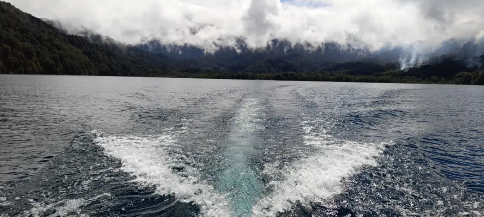 ¿Cómo continúa el incendio en la zona sur del Parque Nacional Nahuel Huapi?