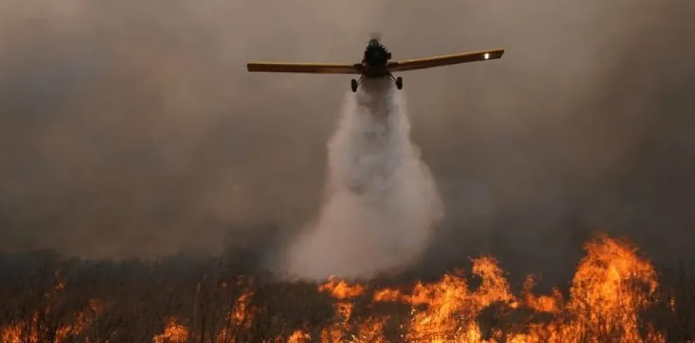 Preocupación en autoridades de la Comarca Andina por la ausencia de medios aéreos para combatir incendios