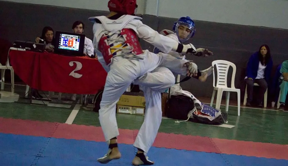 El taekwondo colmó las instalaciones de ADeFul