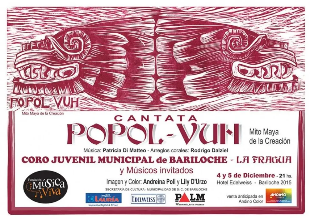 Trece años después vuelve a presentarse en Bariloche la cantata Popol Vuh