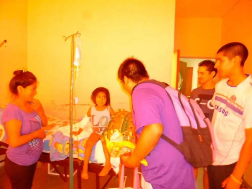 Jóvenes universitarios se acercaron a los hospitales