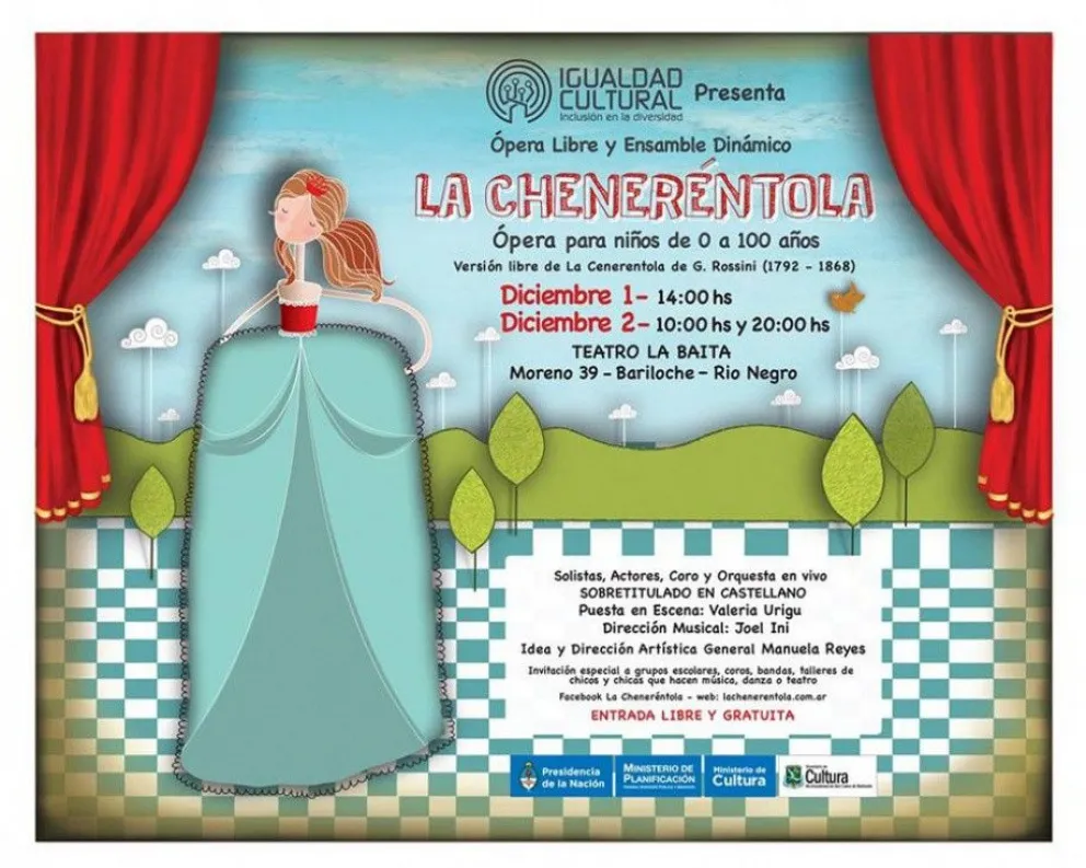 Llega la historia de la Cenicienta en versión de ópera para chicos y  grandes | Diario El Cordillerano