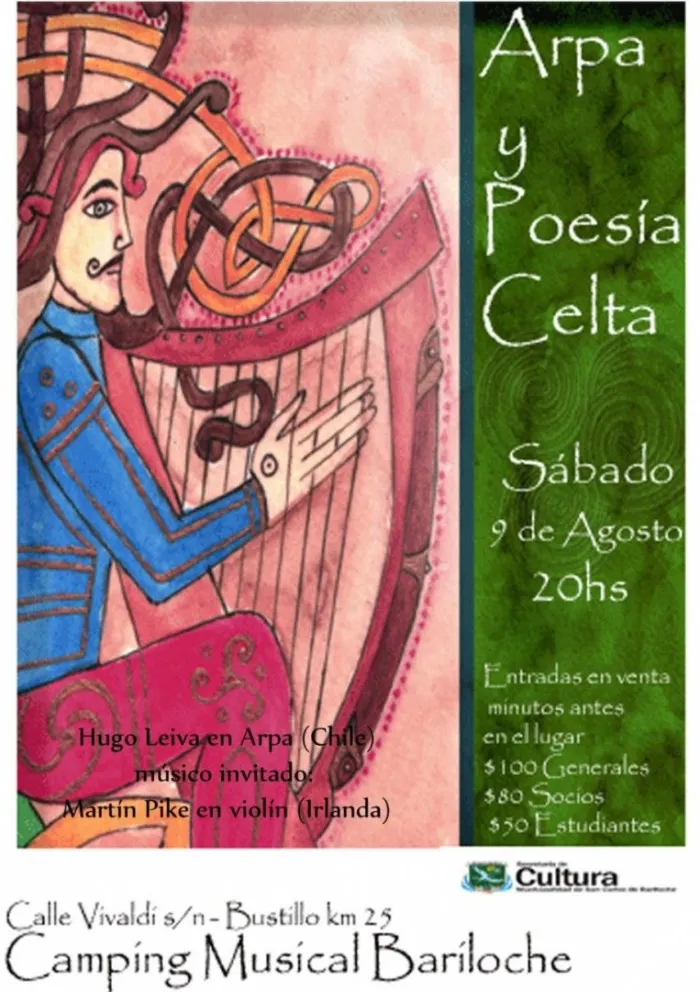 Arpa celta, música y versos