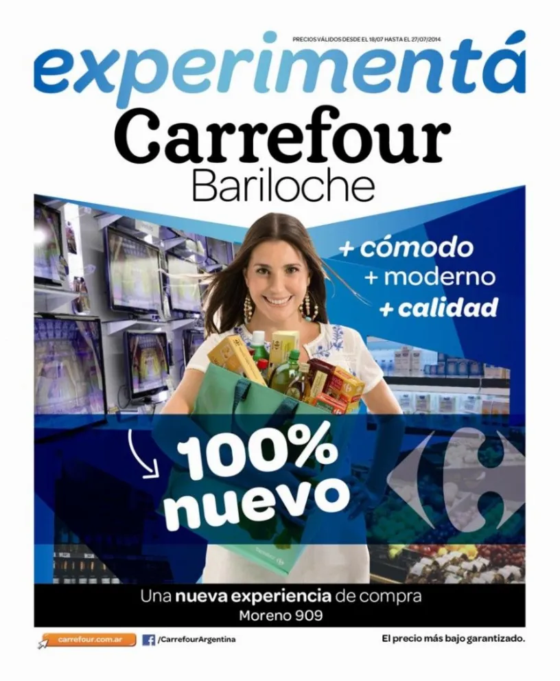 Carrefour presentó su sucursal de Bariloche totalmente modernizada