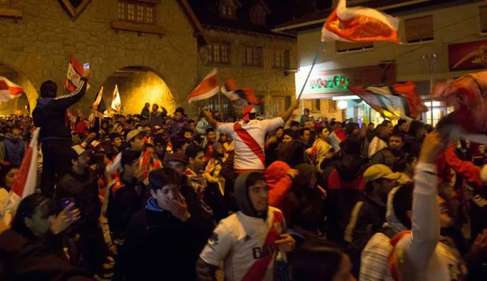  Festejos en el centro por el triunfo de River