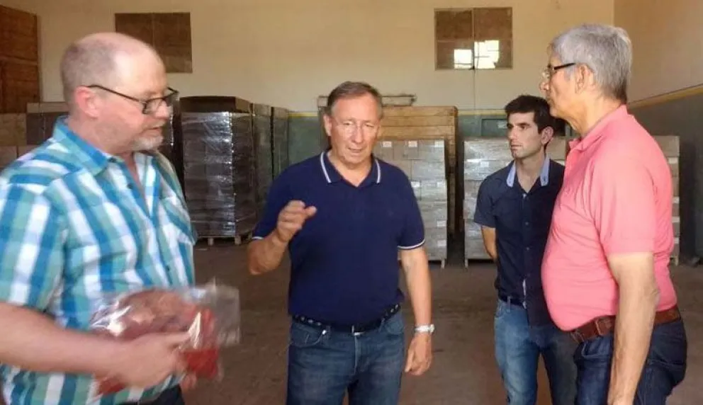 Interés italiano por frutos secos rionegrinos 