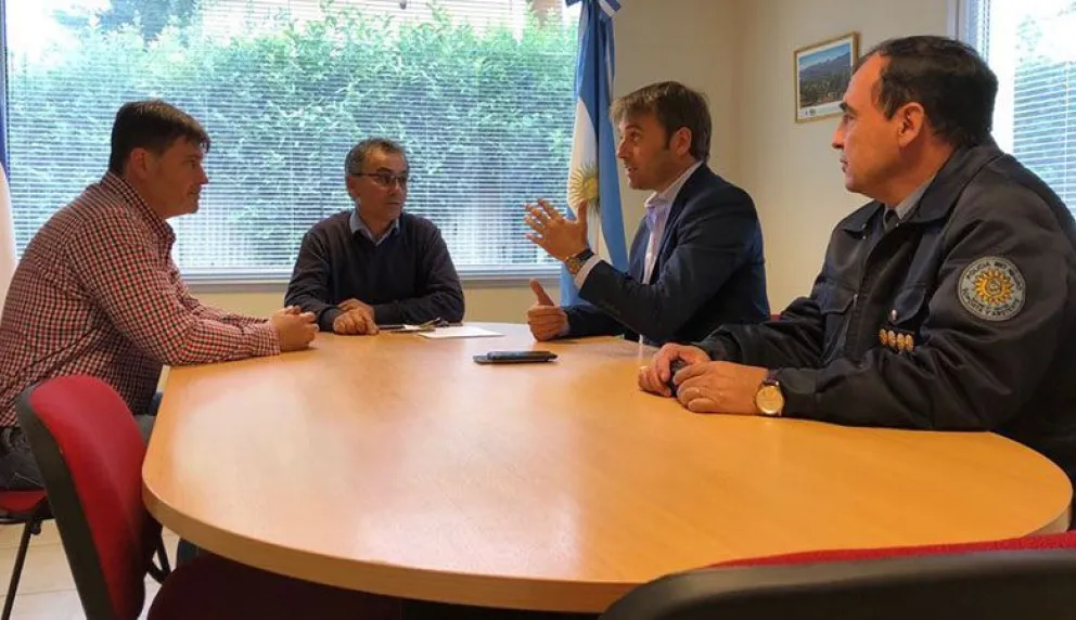 Danilo Rojas se reunió con el Ministro de Seguridad de la provincia