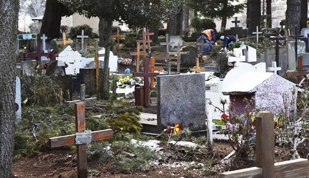Continúan los relevamientos en el Cementerio Municipal