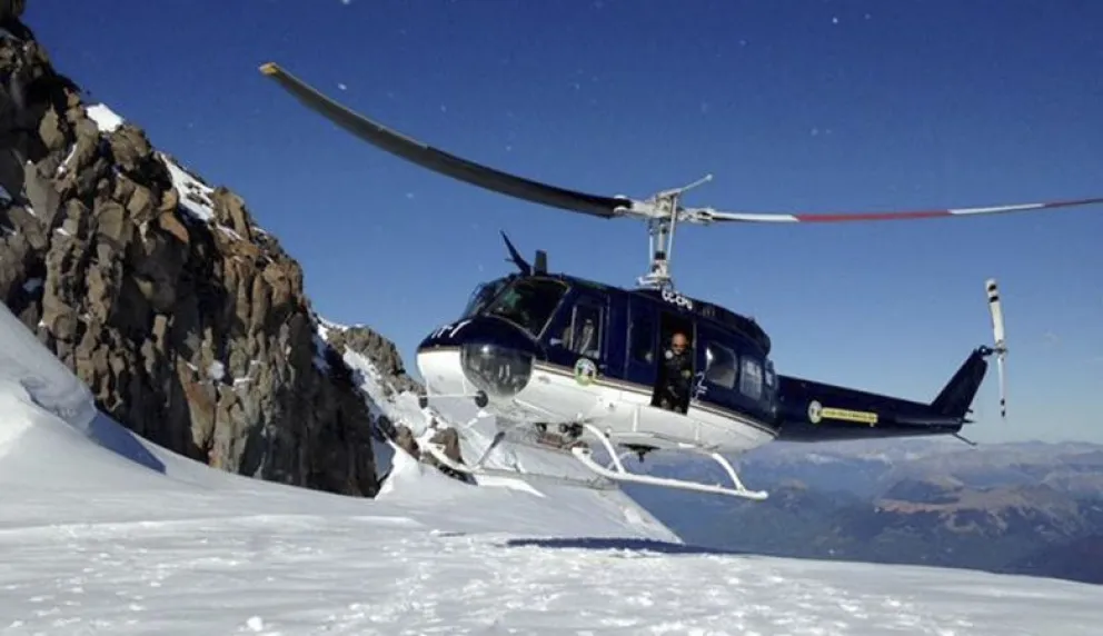 Tres personas cayeron en una grieta del cerro Tronador