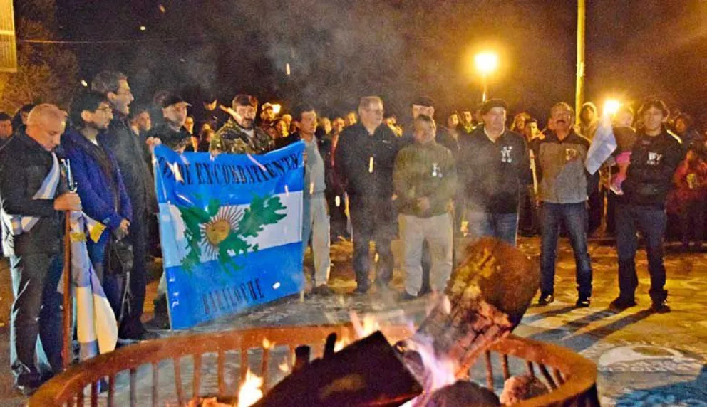 Bariloche vivió un emotivo reencuentro por Malvinas