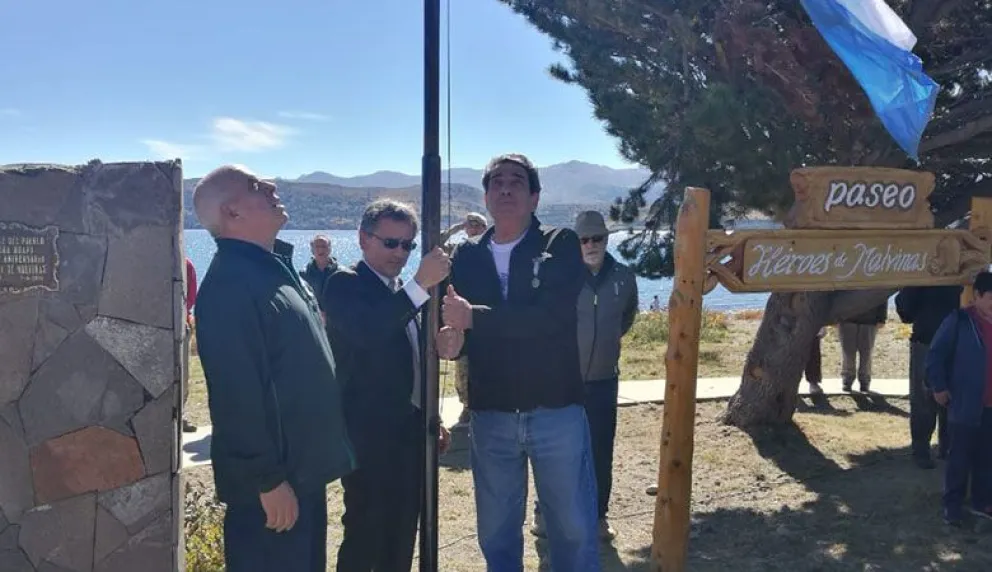 En Dina Huapi recordaron a los excombatientes de Malvinas