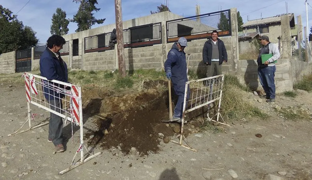 Comenzaron los trabajos para pluviales en el Arrayanes