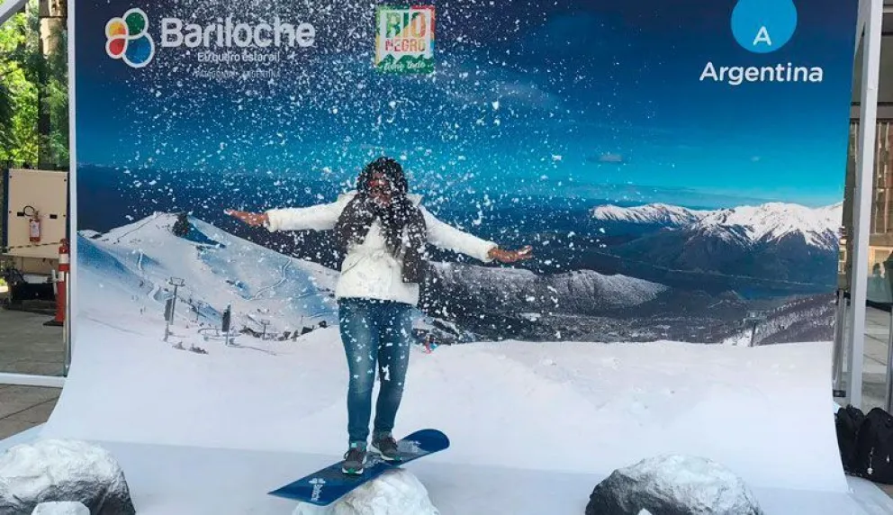 La nieve de Bariloche llegó a San Pablo