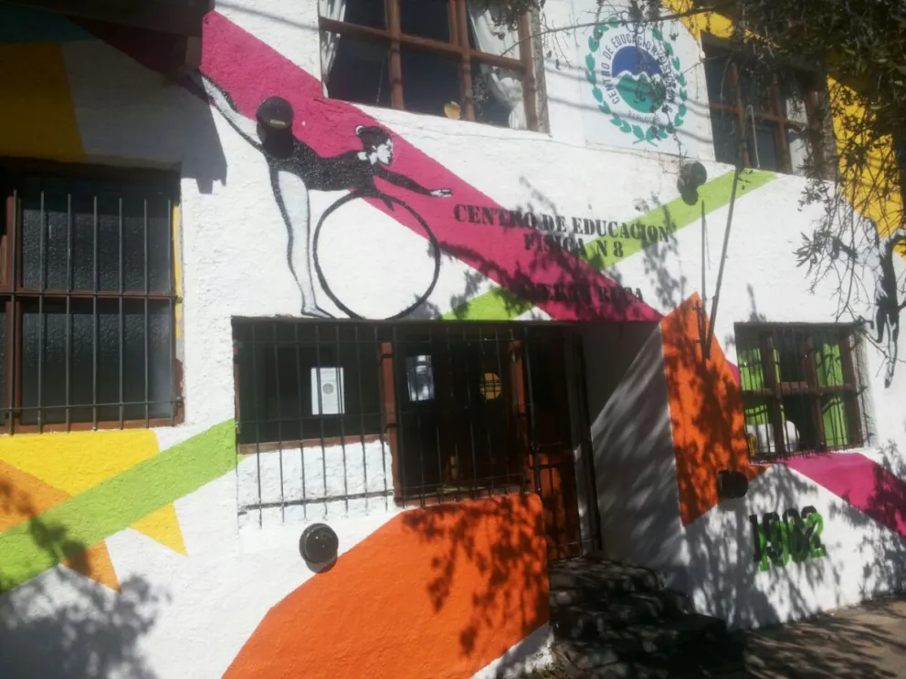 Instantánea: Mural en el CEF 8