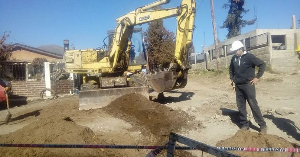 Se inició la obra de pluviales en el barrio Arrayanes