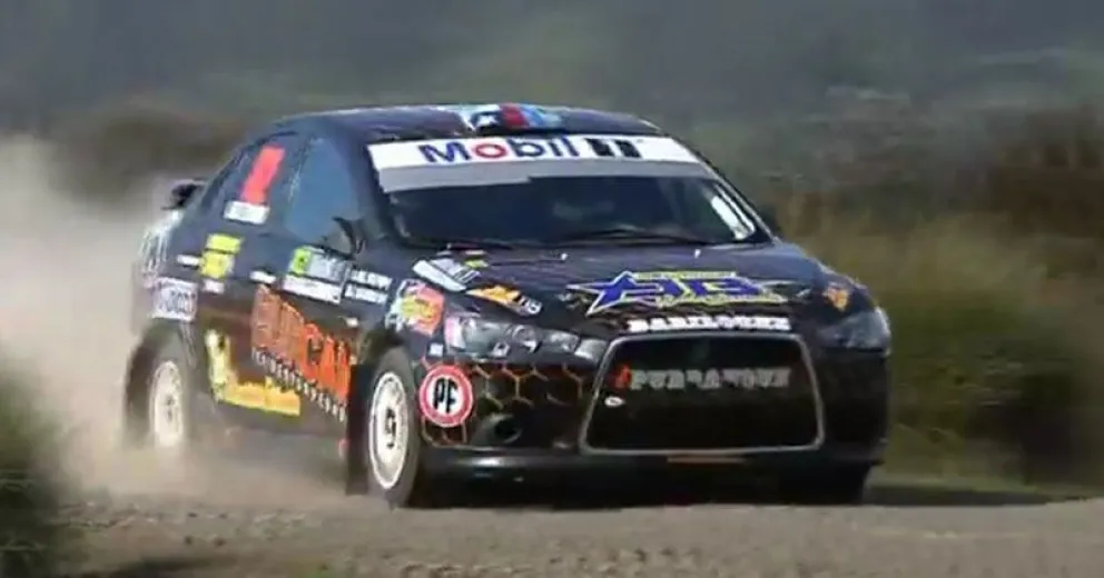 Jonathan Bastidas al podio en el Rally Móbil