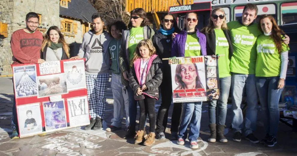 Revalorizaron a los animales en su día, con campañas de concientización y bocadillos veganos