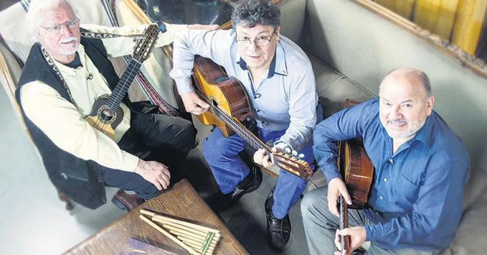 Inti Illimani en formato trío se presentará en La Baita