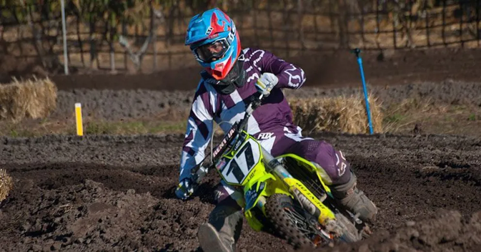 Luzzardi tuvo una fuerte caída en una competencia que ganó Poli