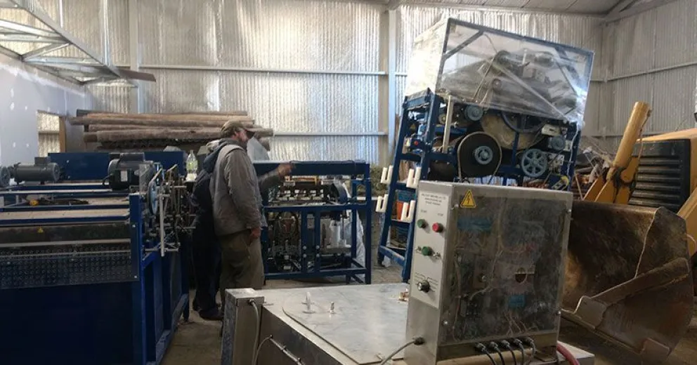 Se instala en Río Negro equipamiento para el acondicionamiento de pelo de guanaco   