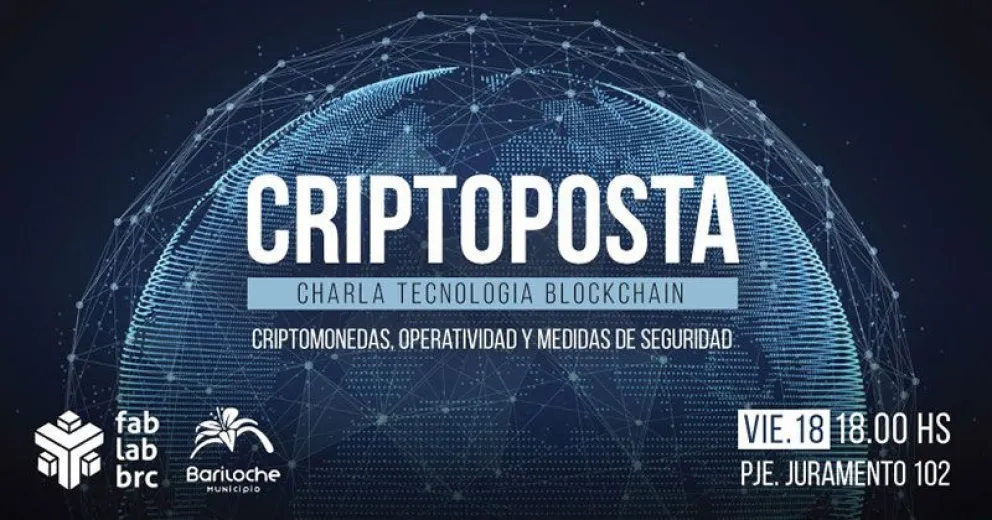 Criptoposta: charla sobre tecnología Blockchain en el FabLab