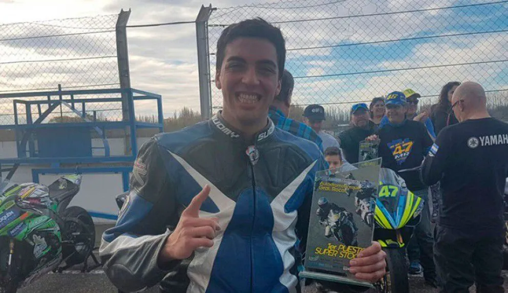Reggiani, puntero viaja junto a Godoy a la quinta del motociclismo de velocidad