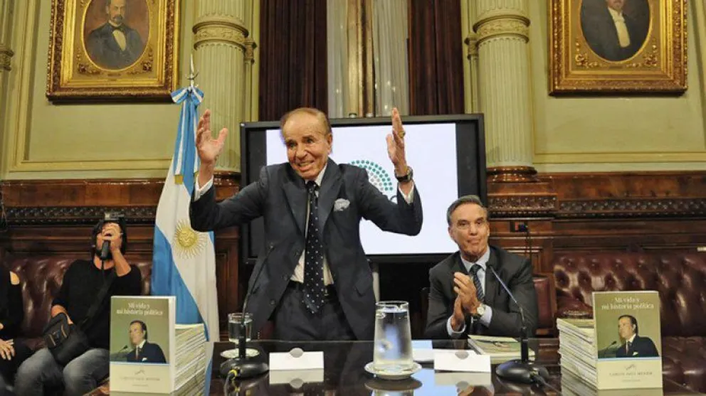 Menem postuló a Pichetto para ser presidente de la Nación   