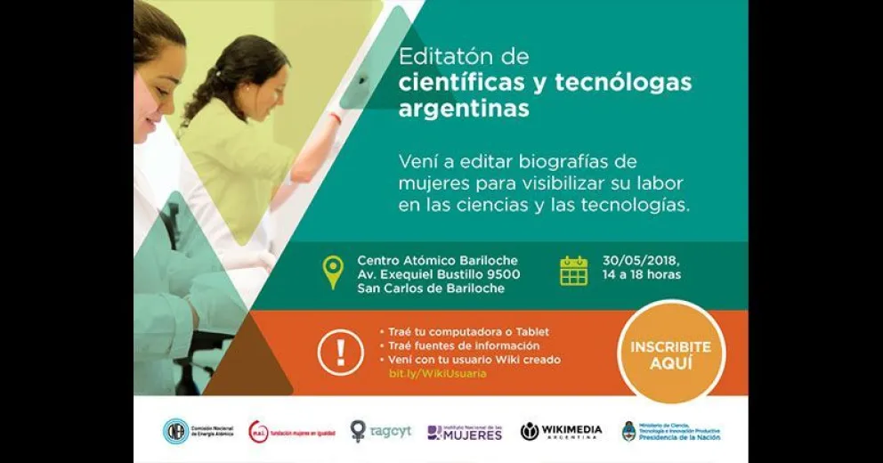 Segunda Editatón de científicas y tecnólogas argentinas