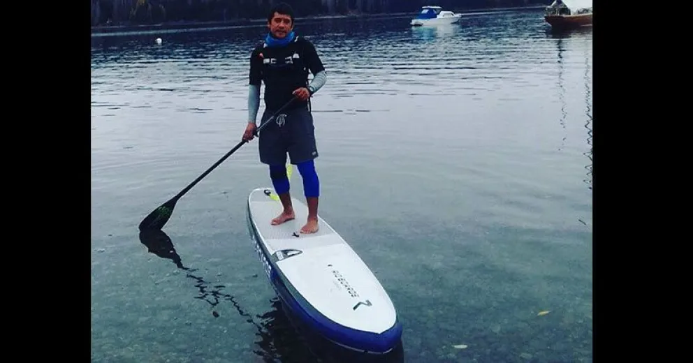 Cristian Almonacid rumbo al  torneo nacional en Puerto Madero