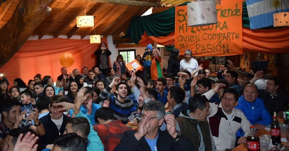 Puerto Moreno celebró con gran  fiesta la obtención del campeonato
