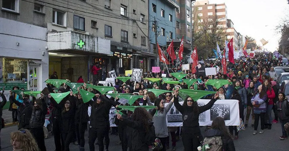 Se gritó: ¡Ni una menos, vivas nos queremos!