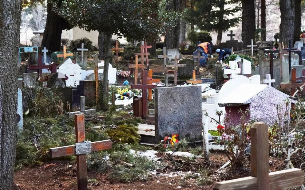 Continúan los relevamientos en el Cementerio Municipal