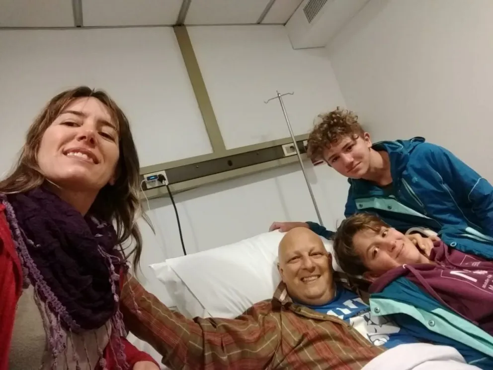 “Nos sentimos pacientes  privilegiados”, dijo Vanesa Vicente,  quien donó un riñón a su marido