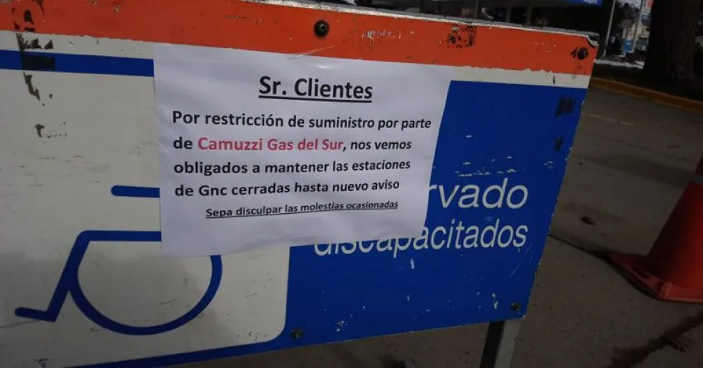 Ante las bajas temperaturas, cortaron la venta de GNC