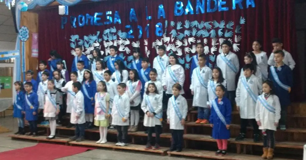 Emoción y alegría en la promesa a la Bandera en la escuela 273