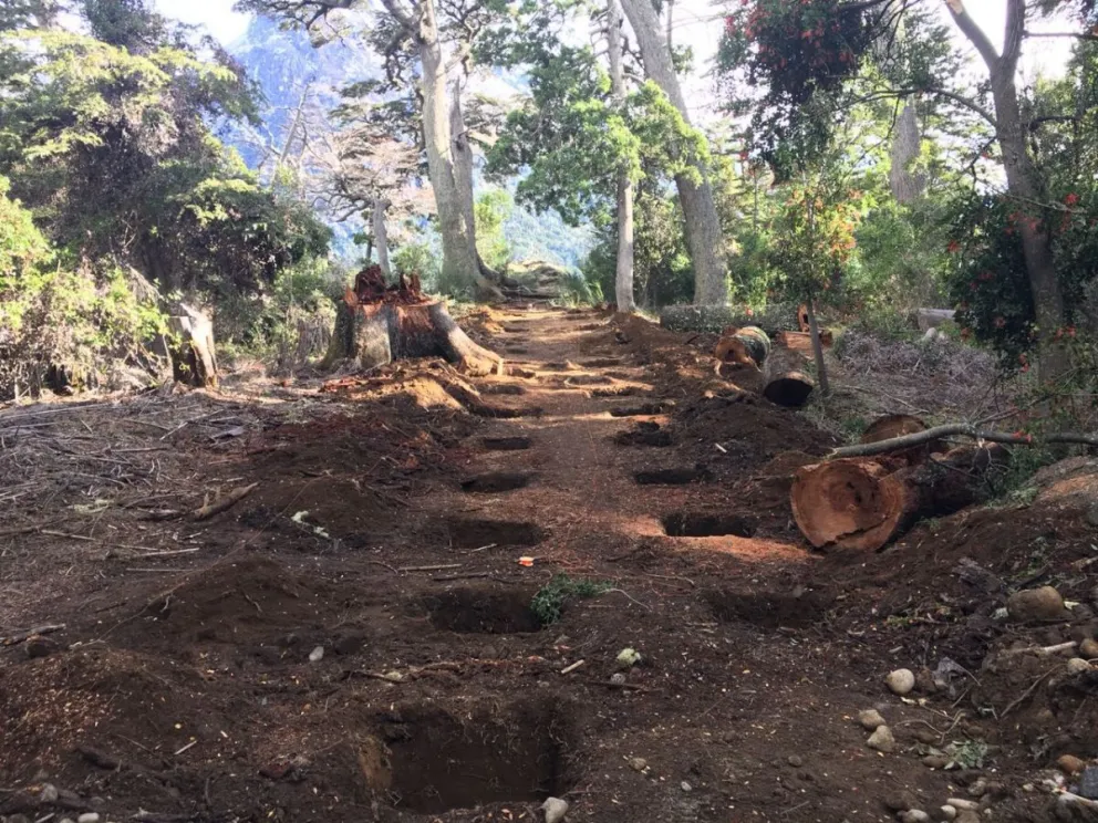 Ecotasa: Avanza la construcción del mirador del cerro Capilla