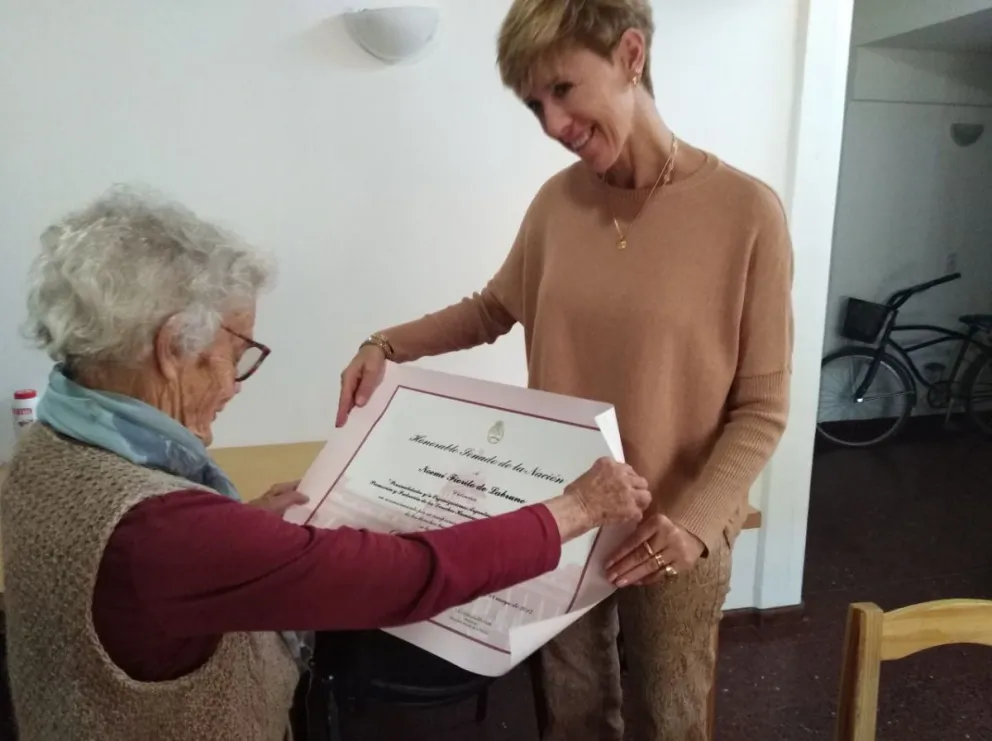 La senadora García Larraburu se solidarizó con Noemí Labrune