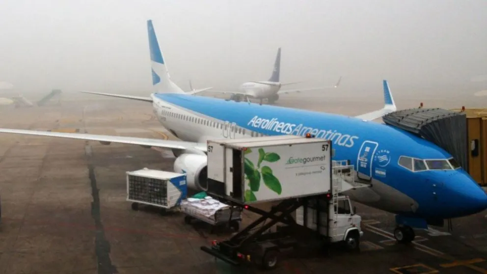 Cancelaciones de vuelos por neblina en Buenos Aires