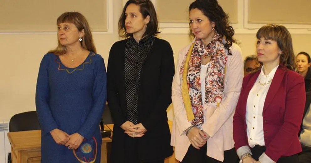 Juraron las profesionales del equipo de la OFAVI en Bariloche