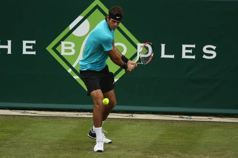 Del Potro se prepara para Wimbledon