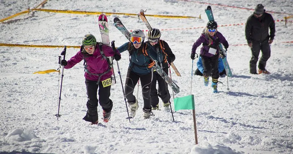 Terminó con éxito la primera fecha del Campeonato Argentino de Esquí de Montaña