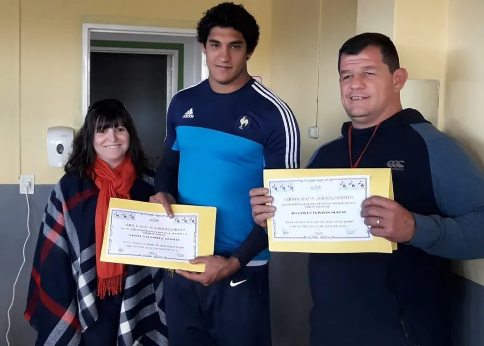 Concejo de Dina Huapi distinguió a rugbiers nacionales