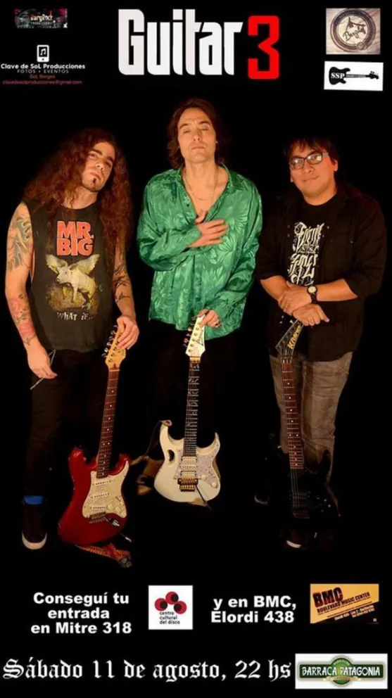 En agosto llega Guitar 3, un tributo al memorable tour de Joe Satriani