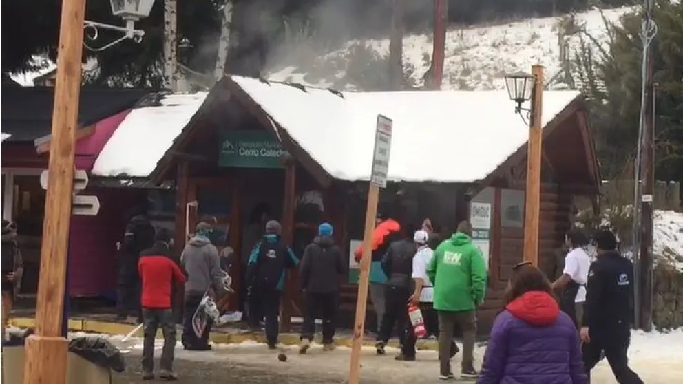 Hubo una explosión una cabaña del Cerro Catedral