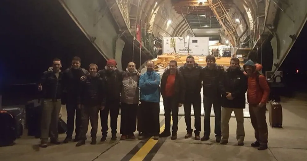 El SAOCOM ya viaja rumbo a la base aérea de Vanderberg