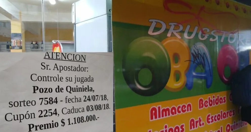 Ganó $1.108.000 en la Quiniela pero no los fue a cobrar