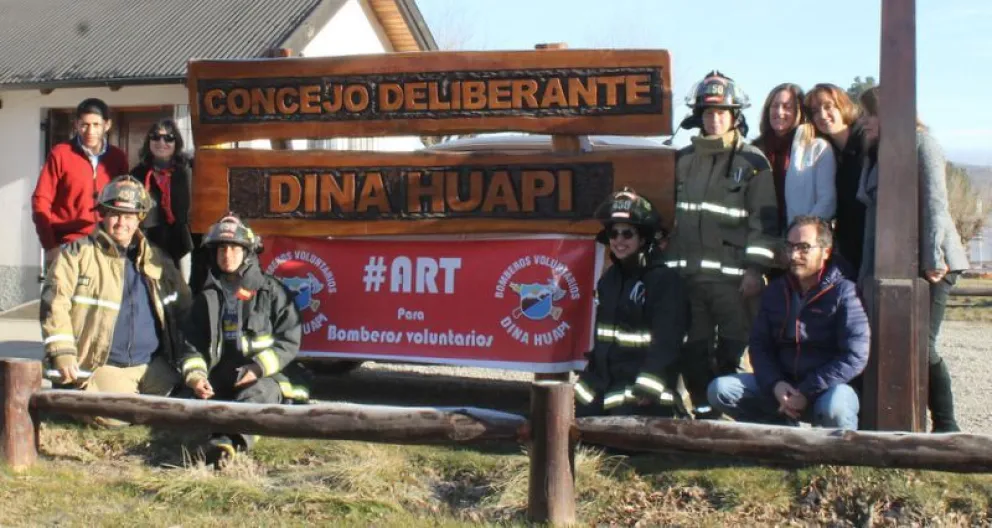 Concejales de Dina Huapi apoyaron el reclamo de Bomberos por ART y recortes   