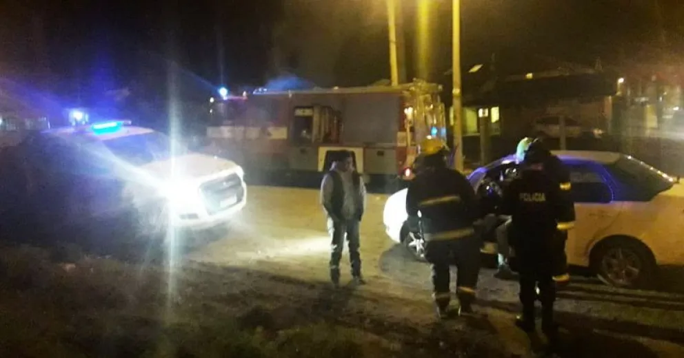 Triple choque dejó a un motociclista con lesiones leves
