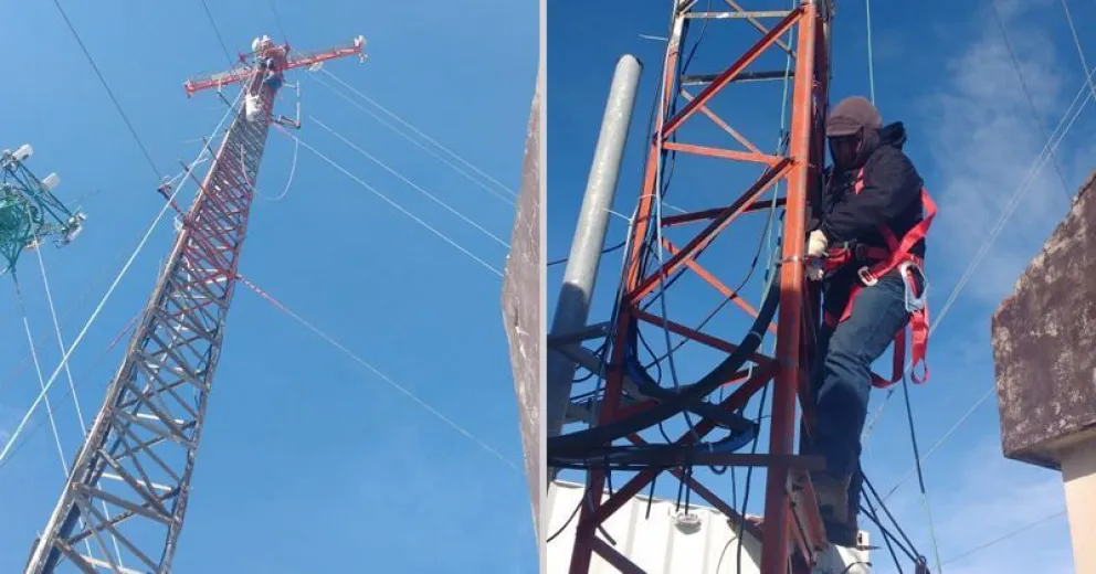 Instalaron equipos para cámaras de seguridad en el Oeste